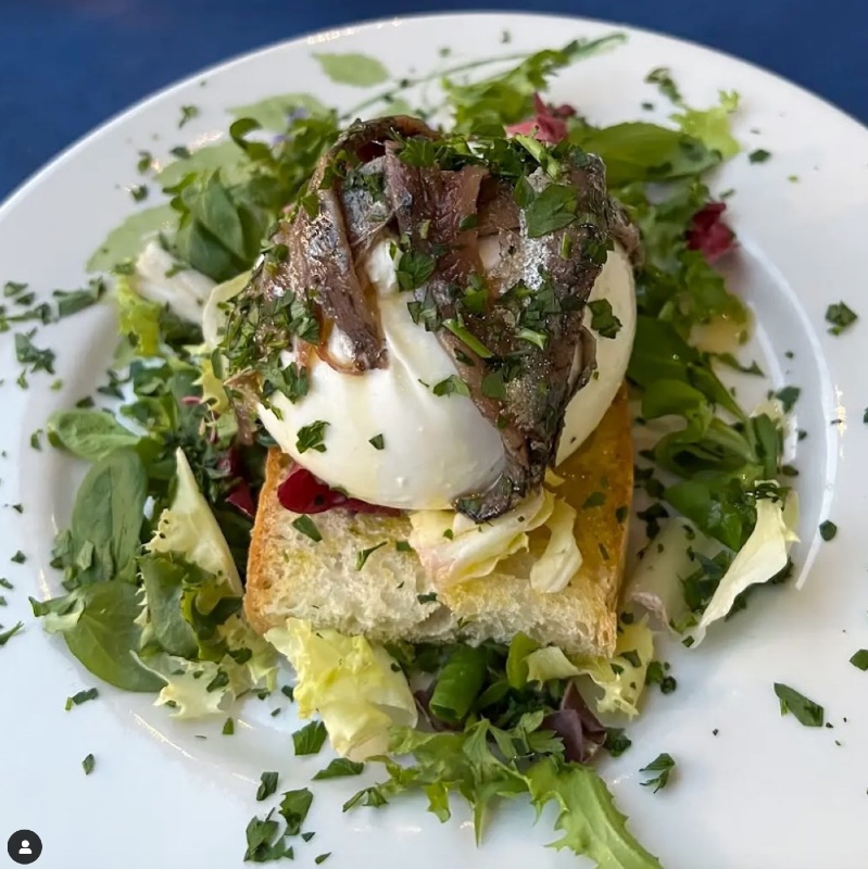 Bruschetta burrata e acciughe
